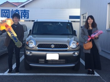 Ｉ様　クロスビーご納車おめでとうございました！